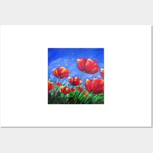 Summer Poppies Posters and Art